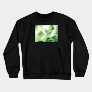 Aromantic Pride Abstract Fractal Fog Crewneck Sweatshirt